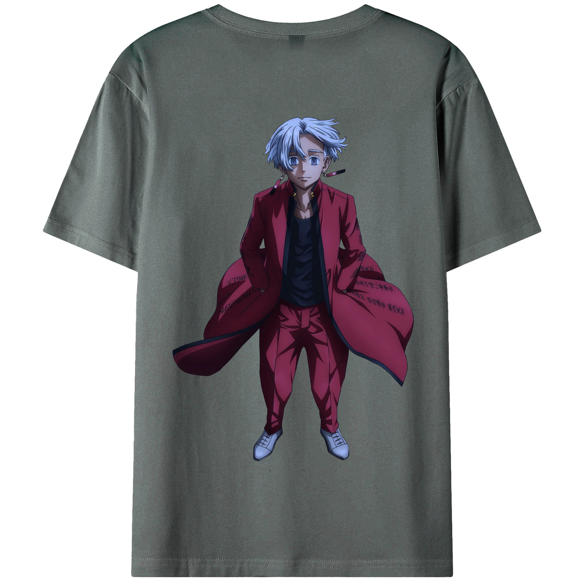 （画像用） 東京リベンジャーズ Tokyo Revengers 綿100％半袖Tシャツ（背面プリント）